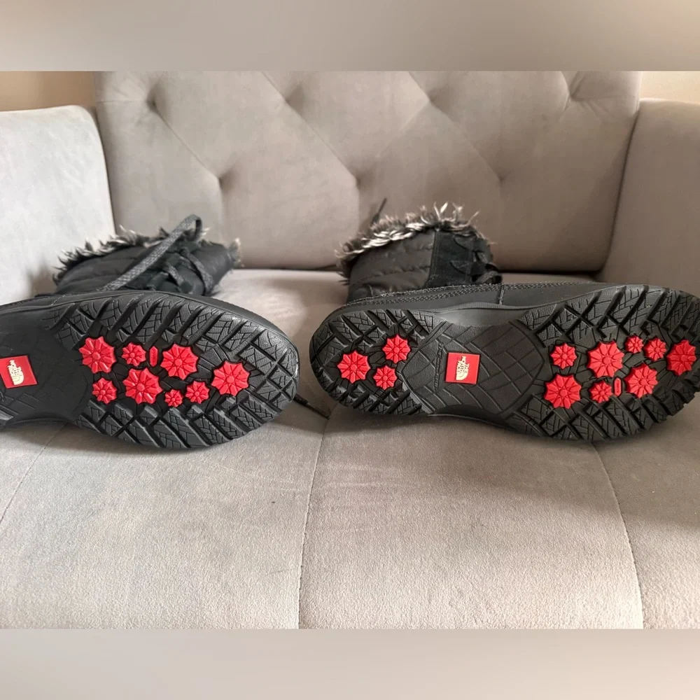 The North Face Nuptse Purna Women Shoes Size 8 black